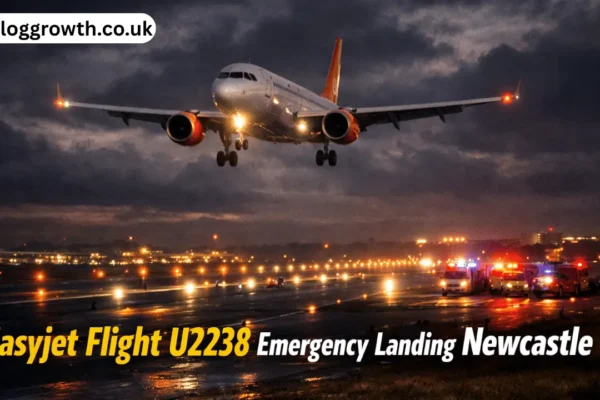 easyjet flight u2238 emergency landing newcastle