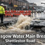 glasgow water main break shettleston road