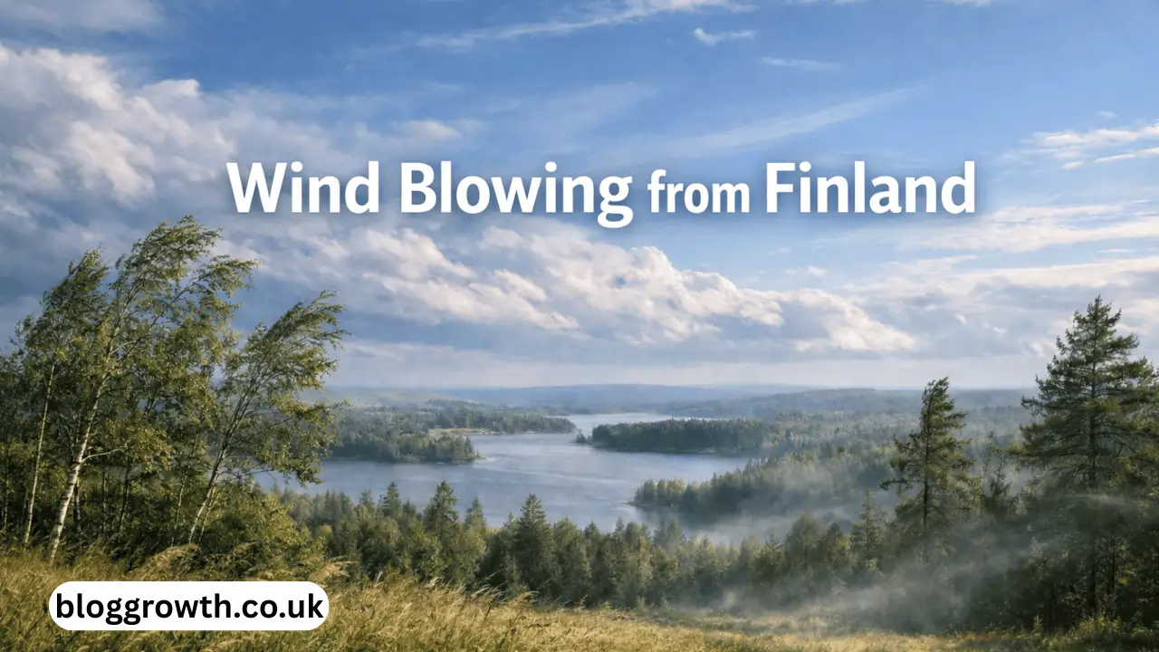 wind blowing from finland
